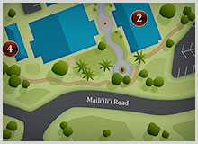 Waianae Coast Health Campus Map: Hawaii